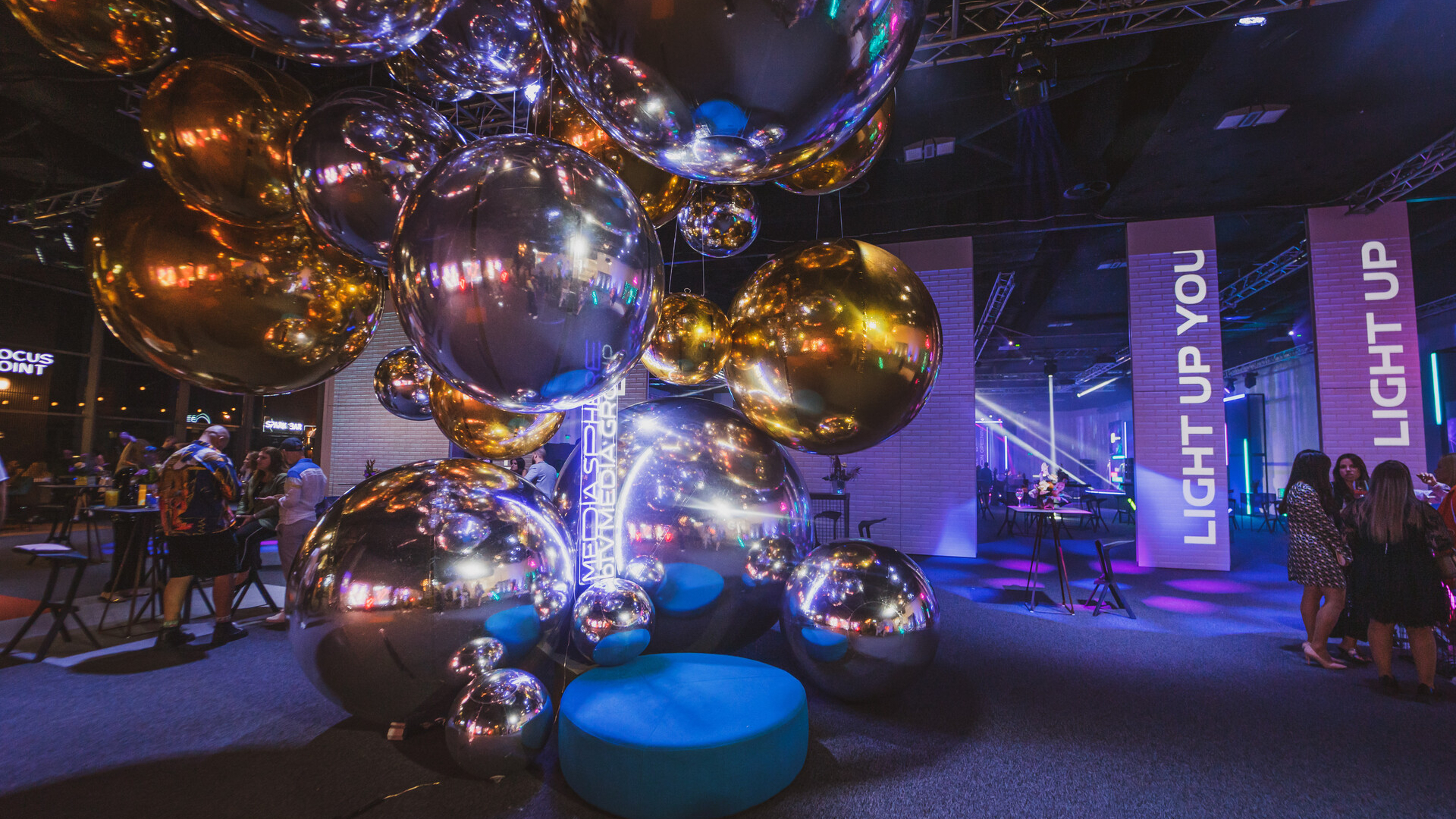 A MIRROR BALL INSTALLATION